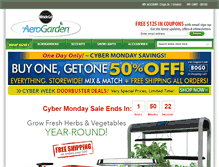 Tablet Screenshot of aerogrow.com